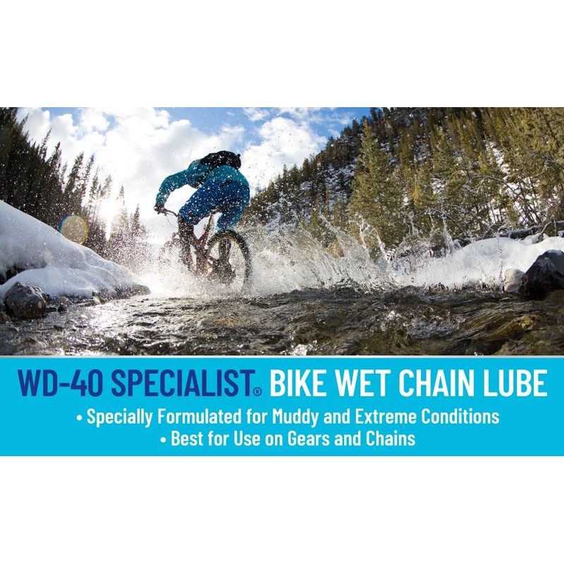 WD-40 Specialist Bike Wet Chain Lube, 4 OZ
