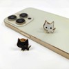 F NODE Black Cat White Cat Pin Badge Set of