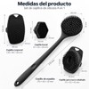 Cepillos de Silicona para Baño, Set de 4 para Espalda,