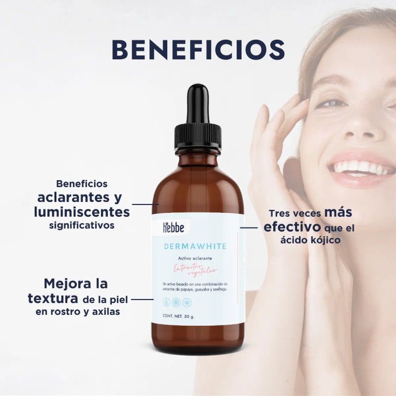 Activo Aclarante Dermawhite Acido Tartarico Uso Serum 50g Sensible
