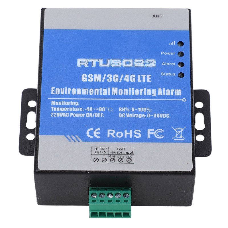 RTU5023 GSM 3G 4G LTE Environment Alarm 0‑36V Temperature Humidity