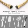 YUANQIAN Shower Hose, 60 Inch Flexible Shower Hose - Extra