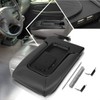 Black Center Console Lid Armrest Compatible with 01-07 Tahoe Yukon
