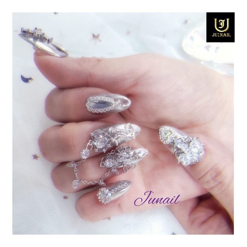 ❗Limited❗⚜Renaissance Handmade Nail Tips - Long Round / ❗한정❗⚜르네상스 수제네일팁