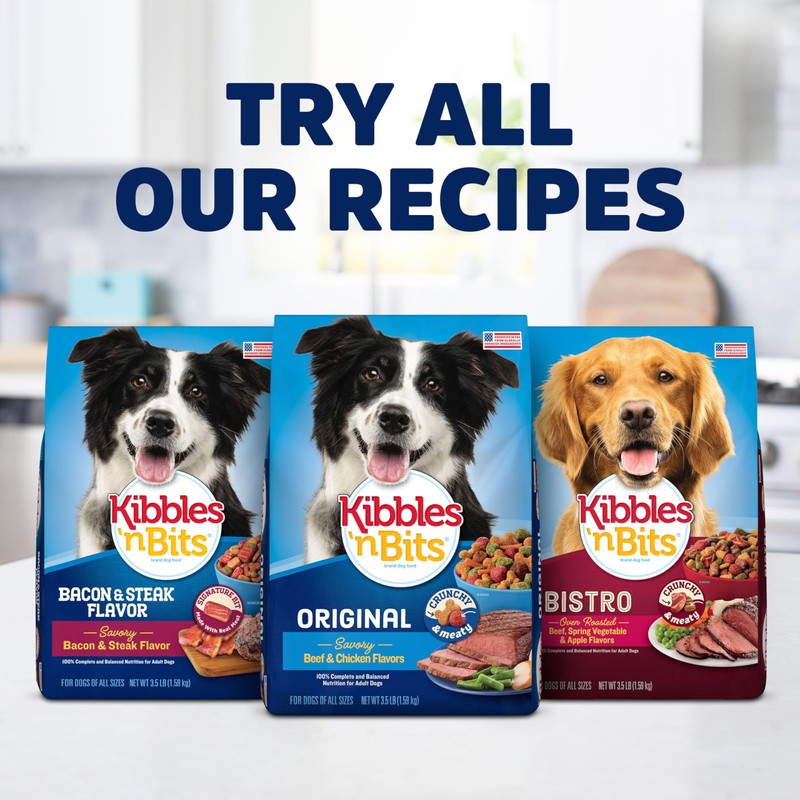 Kibbles 'n Bits Mini Bits Small Breed Savory Bacon &
