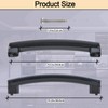 Upgrade Black WB15X10275 Microwave Oven Door Handle, Only Compatible with