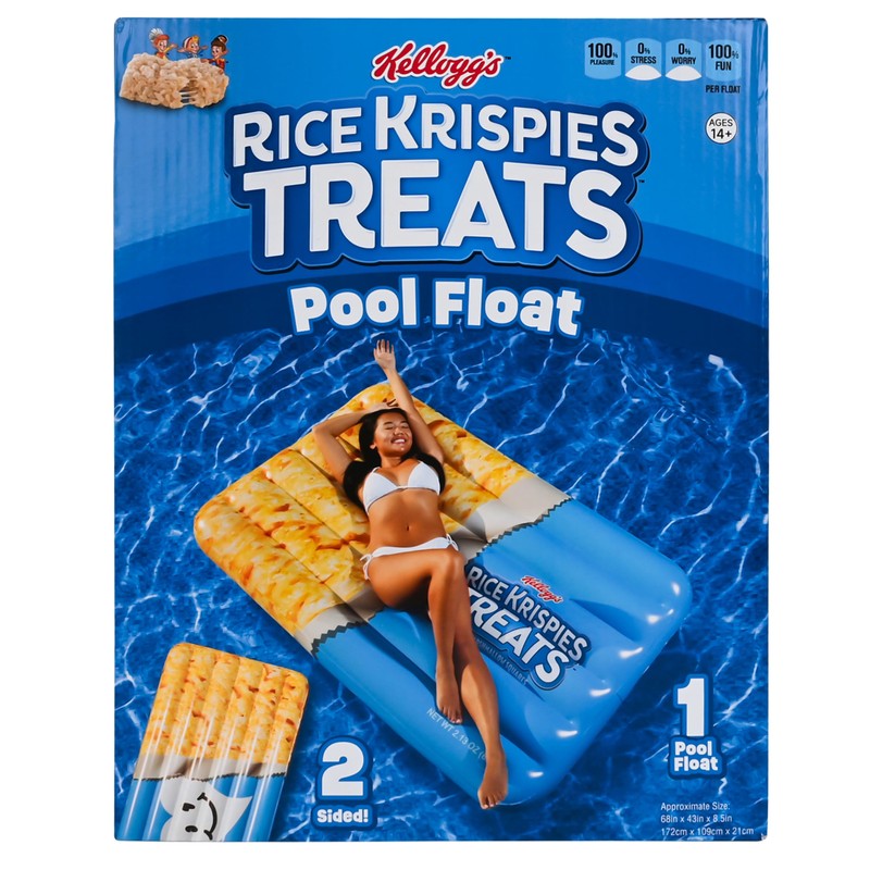 Giant Rice Krispies Pool Float, 6 Feet Extra Large Inflatable