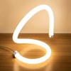 HARPER LIVING Modern LED Table Lamp, Bedside Table Light Warm