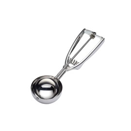 KitchenCraft Ice Cream Scoop with Trigger, Stainless Steel, 6.2 cm