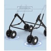 YYW Double Pet Stroller for Small Dogs & Cats -