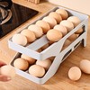 Refrigerator Egg Tray | Large Capacity Egg Rack Auto Rolling