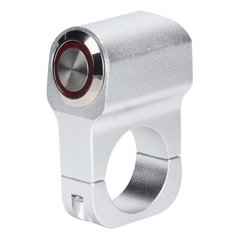 25mm/0.98in Waterproof Steel Spotlights Handlebar Headlight Switch for Motorcycle Bicycle