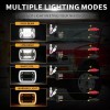 Unbranded Pair 7x6'' 5x7 LED Headlights Hi-Lo w/DRL fit Toyota