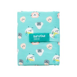 Roll'eat ® - Mr. Wonderful | Waterproof Thermal Bag Convertible into a Tablecloth, Reusable and Eco-Friendly without BPA with Zipper, for School, and Travel, Sushi Color - Eat'n'out Mini Mr Wonderful