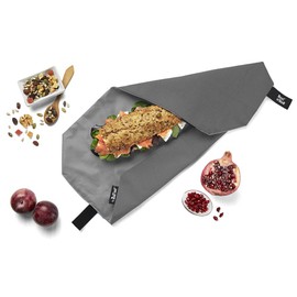 Roll'eat ®- Boc'n'Roll Nature | Wiederverwendbarer und Ökologischer Sandwichhalter ohne BPA, Schwarz