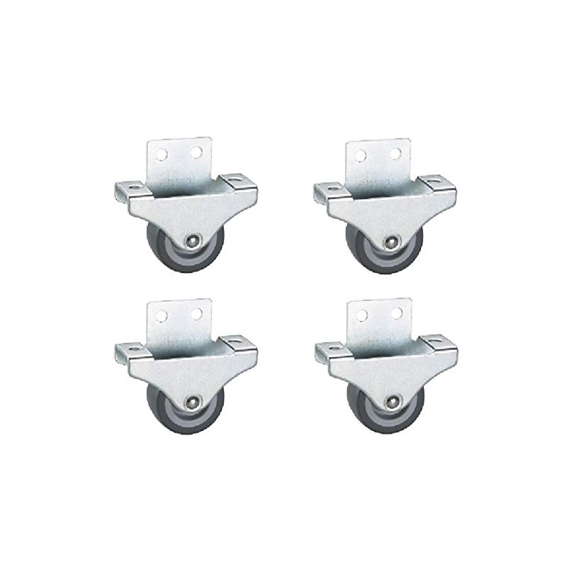 Dörner + Helmer Parquet Fixed Castors, Set of 4, 38