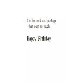 Novo Funny Happy Birthday Mother Postage Mail Stamps Theme Greeting Card