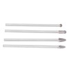 4Pcs Extended Carbide Rotating Burr Set 1/4in Shank Tungsten Steel