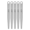 sourcing map 5pcs Feeler Gauge 0.15mm Thickness Gauge 65MN Steel