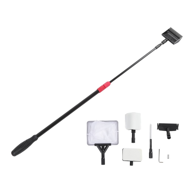 6 in 1 Aquarium Cleaning Kit Multifunction Replaceable Durable Fish