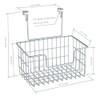 JUNCHU CHERRY 2 Pack The Cabinet Door Organizer, Hanging Wall