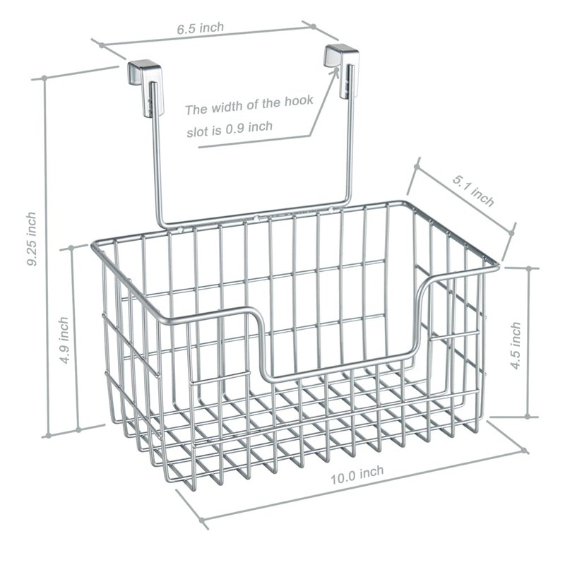 JUNCHU CHERRY 2 Pack The Cabinet Door Organizer, Hanging Wall