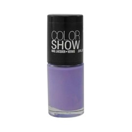 Color Show Nail Polish Lacquer 310 Iced Queen 0.23 Fluid Ounce ~ Vibrant Pastel Purple Shine