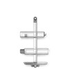 simplehuman Adjustable and Extendable Shower Caddy Large, Stainless Steel and