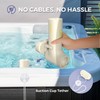 MOMFANN Bath Jet Spa, Cordless Portable Bathtub Accessories with 3-Level