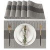 Lumaca Washable Placemats, Set of 6 Place Mats Made of