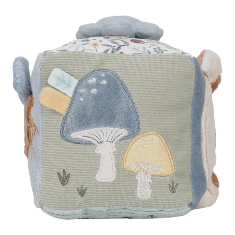 Little Dutch 8909 Fabric Activity Feeling Cube - Forest Friends
