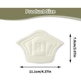 5 Pares Almohadillas De Talón Adheribles Para Zapatos, Plantillas Para Zapatos Tacones Protector, Para Evitar Resbalones, Ampollas, Rozaduras, Para Calzado Deportivo, Zapatos De Cuero, Tacones Altos