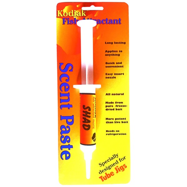 Kodiak Fish Attractant Fishings Scents, Injector, Shad Scent 2 Pack
