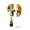 Ice Box Latch Solid Brass Left Hand for Oak Old