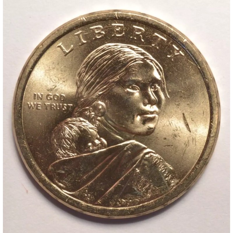 2016-P Sacagawea Dollar Uncirculated From Original Roll