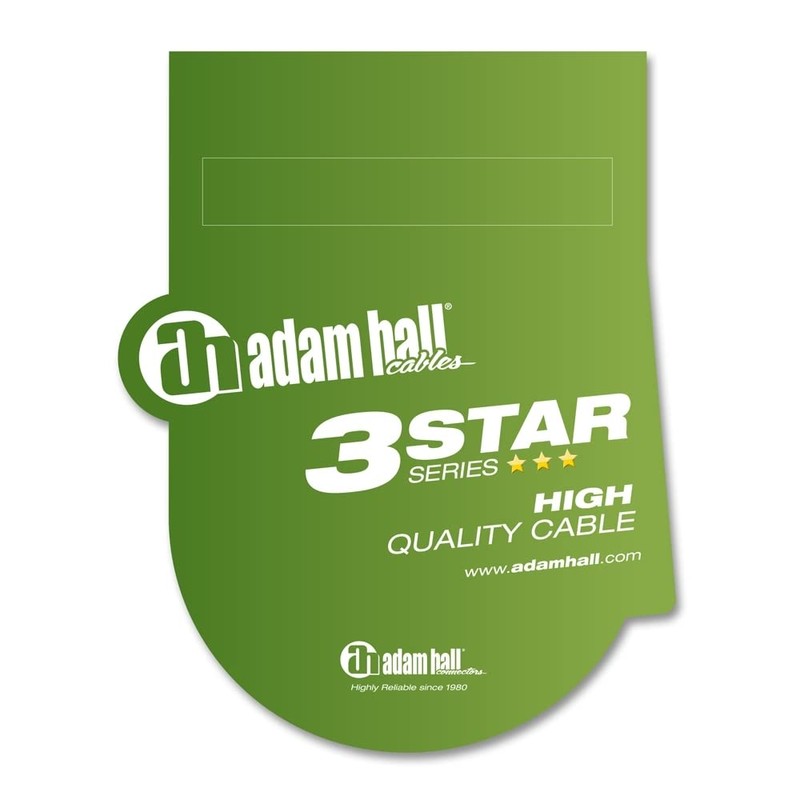 Adam Hall 3 Star Series 6m 6.3mm Jack Stereo to