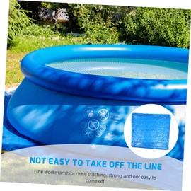 CAXUSD Outdoor Folding Tub Cover Inflatable Pool Cover for Dust Debris Protection Heavy Duty Pe Material for Swimming Pools Bathtubs