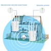 FEISEDY 1200Mbps Extensor de Señal WiFi, 2.4G 300Mbps/5G 876Mbps Inalámbrico