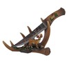 `Six Point Blade` Decorative Deer Knife with Antler Display Stand