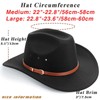 DRESHOW Cowboy Hat for Women and Men Western Felt Cowboy