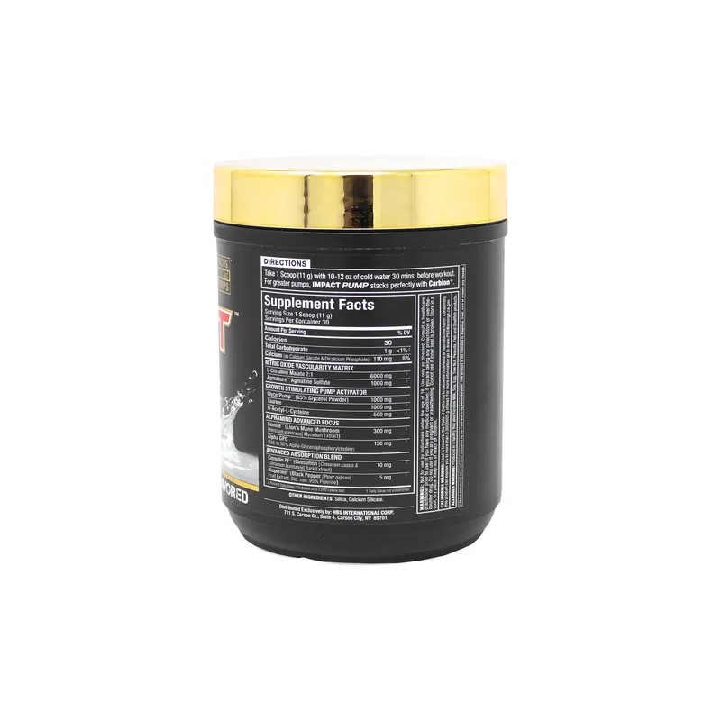 Allmax Impact Pump 300 Gr Citrulina Malato Sabor Sin Sabor