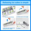 2 Pcak 18-Slot Ice Cube Trays Stainless Steel - Professional