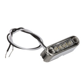 Attwood 6350W7 LED Micro Lights, Stainless Steel Bezel, Vertical Mount, White Light.66-Watt Draw at 12 Volts DC