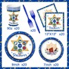 100Pcs Passover Tableware Set-Happy Passover Party Supplies