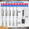 Mata1 - Screw Extractor Set for Stripped, Broken, Damaged Screws