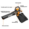 WORX WG512 12 Amp Trivac, 3 in 1 Electric Leaf
