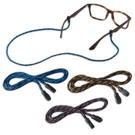 Peeper Keepers Eyeglass Retainer | Supercord | Eyeglass Holder | Assortment(1), 3pk mix | w/Microfiber Cloth, Screwdriver, Assortment(1), 3 Pack Mix