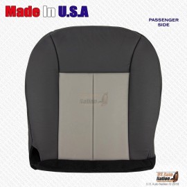 US Auto Nation 832-790-4949 2004 For Jeep Grand Cherokee Overland Passenger Bottom Leather Cover 2 Tone Gray