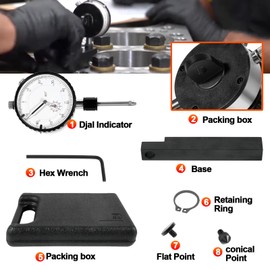 YMT 6434 Sleeve Height and Counter Bore Gauge Fits for Diesel Engines Cylinder Bore Gauge Range 0-1.00", Graduation 0.001", Reading 0-100
