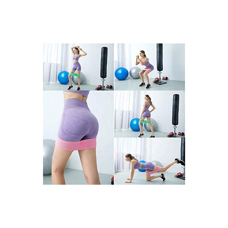 Boolavard Glute Fabric Resistance Hip Band for Legs and Butt
